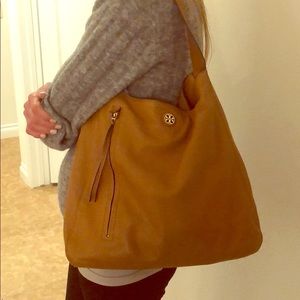 Tory Burch Camel Hobo Bag!